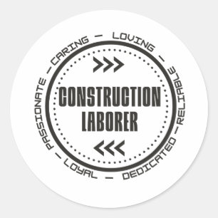 Baulabor Runder Aufkleber