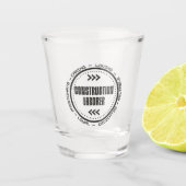 Baulabor Schnapsglas (Vorderseite)