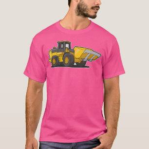 Baulader-Schlepper für Erwachsene und T-Shirt