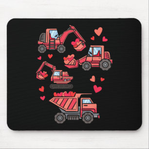 Baulastwagen Ich mag dich lustiger Kinderjunge Kle Mousepad