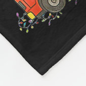 Baulastwagen Weihnachtsbaum Weihnachten Kinder B Fleecedecke (Ecke)