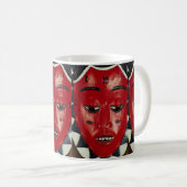 Baule Maske, die Elfenbeinküste Kaffeetasse (VorderseiteRechts)