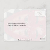 Baule-Maske, Elfenbeinküste Postkarte (Rückseite)