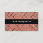 Bauleistungen für Ziegeleien Visitenkarte (Vorderseite)