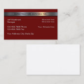 Bauleistungen Metallbanner Moderne Visitenkarte (Vorne/Hinten)