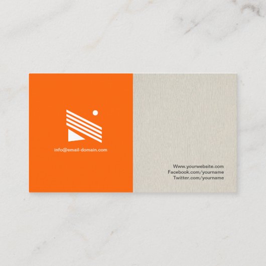 Bauleiter - Einfach elegant Stilvoll Visitenkarte (Rückseite)