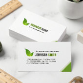 Bauleiter - Elegant Modernes Grün Visitenkarte