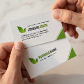 Bauleiter - Elegant Modernes Grün Visitenkarte