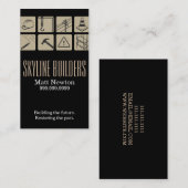 Bauleiter Generalunternehmer Visitenkarte (Vorne/Hinten)