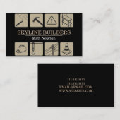 Bauleiter Generalunternehmer Visitenkarte (Vorne/Hinten)