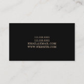 Bauleiter Generalunternehmer Visitenkarte (Rückseite)