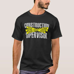 Bauleiter Straßenarbeiter Bau W T-Shirt