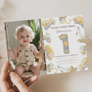 BAULKW EINS 1. Geburtstags-Party Einladung