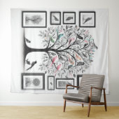 Baum 01 wandteppich (Beispiel (Horizontal))