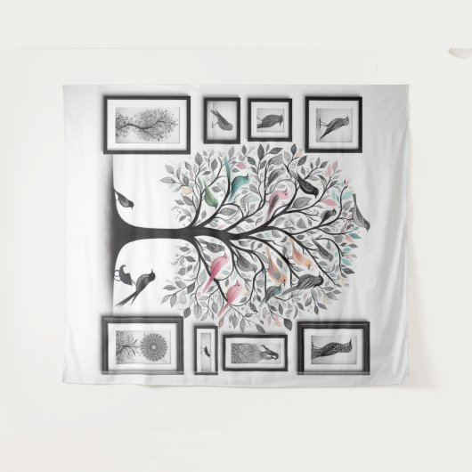 Baum 01 wandteppich (Vorderseite (Horizontal))