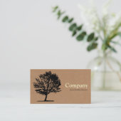 Baum 02 - Sammelpack Visitenkarte (Stehend Vorderseite)