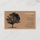 Baum 02 - Sammelpack Visitenkarte (Rückseite)
