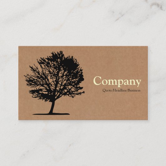 Baum 02 - Sammelpack Visitenkarte (Vorderseite)