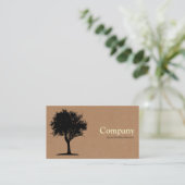 Baum 06 - Faltschachtel Visitenkarte (Stehend Vorderseite)