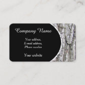 Baum 5 - Eichenbaumrinde Visitenkarte (Vorderseite)