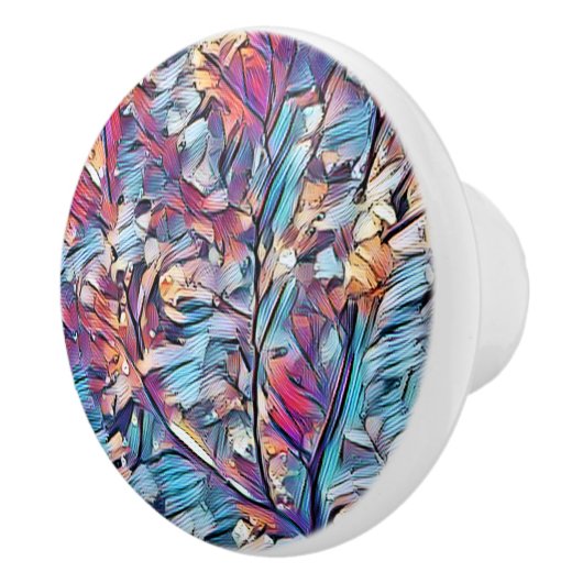 BAUM ABSTRAKT KERAMIKKNAUF (Rechts)