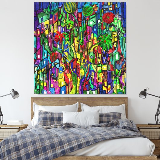 Baum abstrakt leinwanddruck (Insitu (Schlafzimmer))