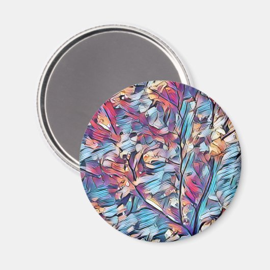BAUM ABSTRAKT MAGNET (Vorderseite/Rückseite)