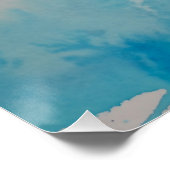 Baum Abstrakte Malerei Landschaft Kunst Poster (Ecke)