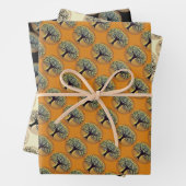 Baum Abstrakte Natur Kunst Geschenkpapier Set (Beispiel)