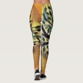 Baum Abstrakte Natur Kunst Leggings (Rückseite)