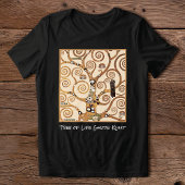 Baum Abstrakter Gustav Klimt T - Shirt