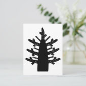 Baum, afrikanisch zeichnend postkarte (Stehend Vorderseite)