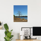 Baum am Fluss Poster (Heimbüro)