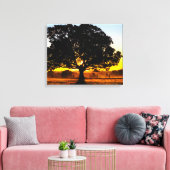 Baum am Morgen Leinwanddruck (Insitu (Wohnzimmer))