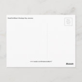 BAUM AM STRAND VON JAMAIKA POSTKARTE (Rückseite)