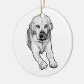 Baum-Andenken: Labrador Freude Keramik Ornament (Links)