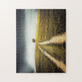 Baum auf dem Hügel Puzzle (Vertikal)