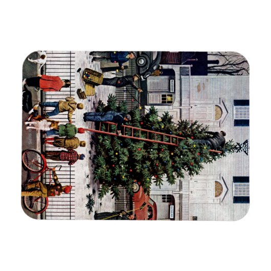 Baum auf dem Platz der Stadt Magnet (Horizontal)