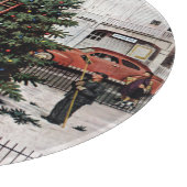 Baum auf dem Platz der Stadt Schneidebrett (Ecke)