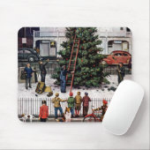 Baum auf dem Stadtplatz Mousepad (Mit Mouse)