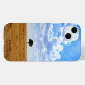 Baum auf einem geernteten Weizenfeld Case-Mate iPhone Hülle (Rückseite (Horizontal))
