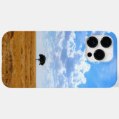 Baum auf einem geernteten Weizenfeld Case-Mate iPhone Hülle (Rückseite (Horizontal))