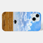 Baum auf einem geernteten Weizenfeld Case-Mate iPhone Hülle (Rückseite (Horizontal))