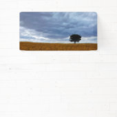Baum auf einem leeren Feld Banner (InSitu)