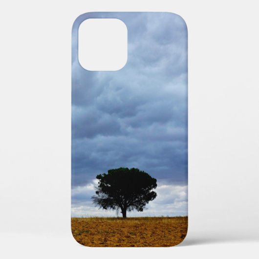 Baum auf einem leeren Feld Case-Mate iPhone Hülle (Rückseite)