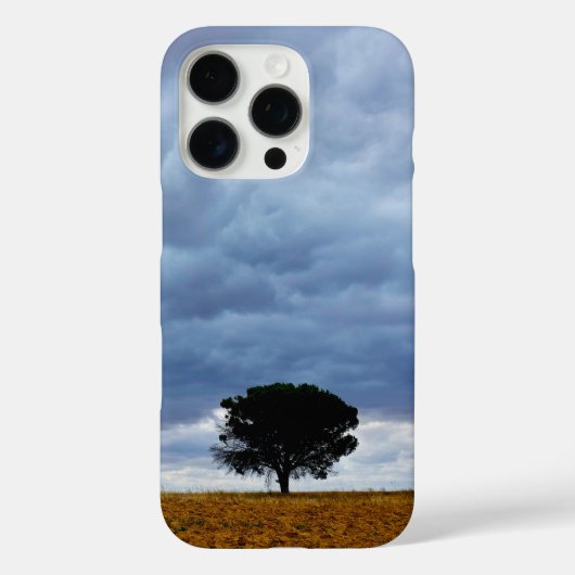 Baum auf einem leeren Feld Case-Mate iPhone Hülle (Rückseite)