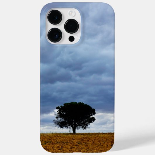 Baum auf einem leeren Feld Case-Mate iPhone Hülle (Rückseite)