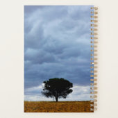 Baum auf einem leeren Feld Planer (Rückseite)