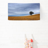 Baum auf einem Weizenfeld Banner (InSitu)