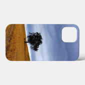 Baum auf einem Weizenfeld Case-Mate iPhone Hülle (Rückseite (Horizontal))
